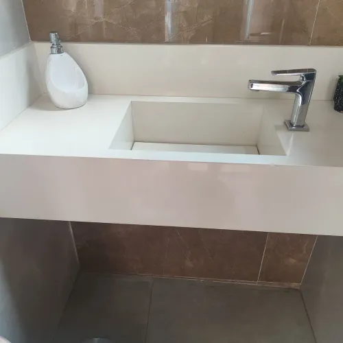 Lavatório de banheiro mármore 