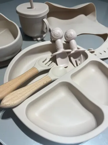 Kit silicone introdução alimentar bebê