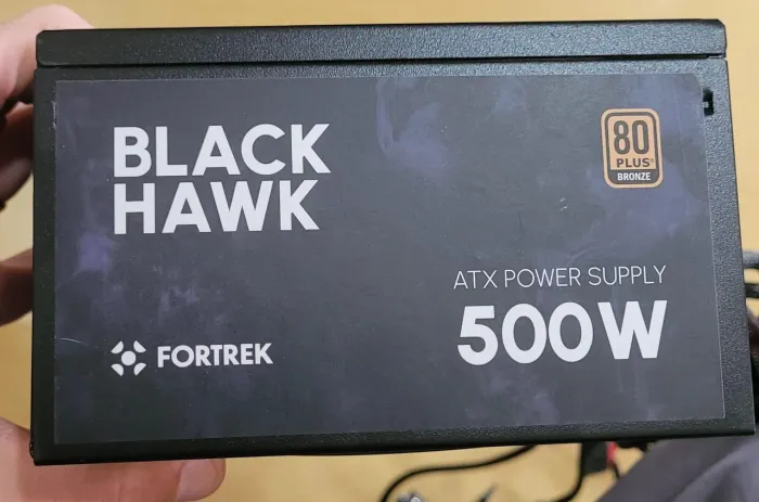 Fonte ATX 500w 80plus bronze fortrek Black hawk