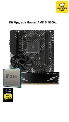 Kit Upgrade Gamer AMD e acessórios ML
