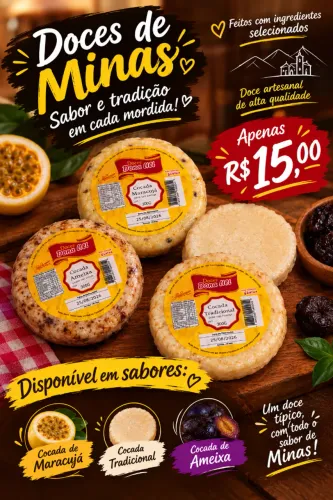 Doces e queijo
