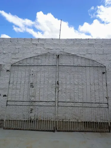 Portão de ferro completo 