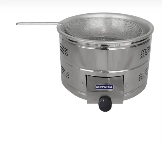 Tacho de fritura a gás 6 litros - metvisa novo na caixa