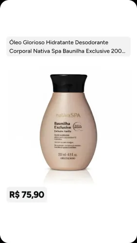 Nativa SPA ÓLEO GLORIOSO 200 ML