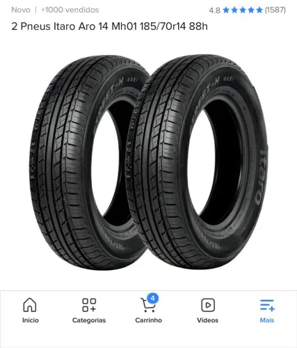 Pneus 185/70 r14