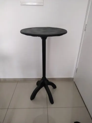 .mesa madeira preta