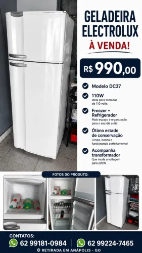 Geladeira Eletrolux