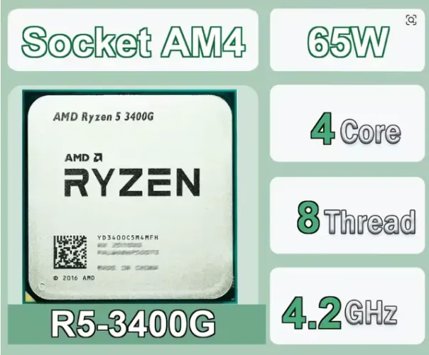 Processador Ryzen 5 3400G