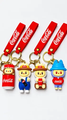 Chaveiro Labubu Coca-Cola Colecionável Coisinhas da YsaBabys