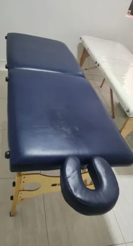 Maca Profissional Cedro Massagem Terapias Portatil Beltex Cor Azul
