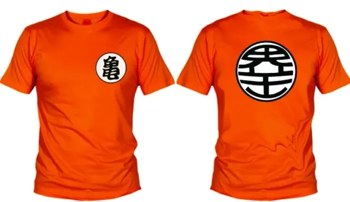 camiseta Goku Dragon Ball tam M criança 10 a 12 anos cor laranja
