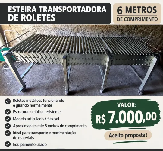 ESTEIRA TRANSPORTADORA