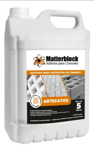 Aditivo Para Blocos De Concreto Artefatos 51 Matterblock