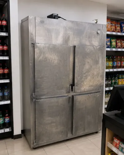 Câmara fria 4 portas em inox 127v TOP Entrego