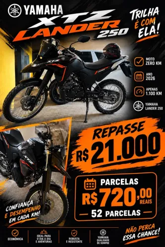 Yamaha XTZ 250 Lander Connected 2026