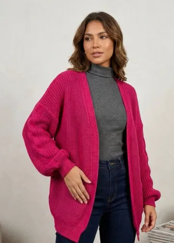 Casaco tricot novo