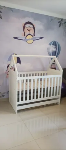 Berço/cama montessoriana branca