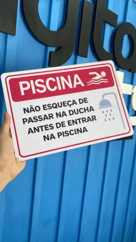 Plaquinha de Sinalização