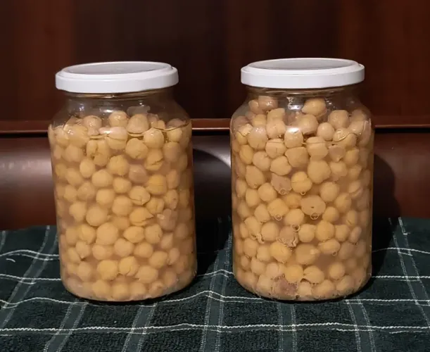 Conserva de Grão-de-bico pronta para consumo