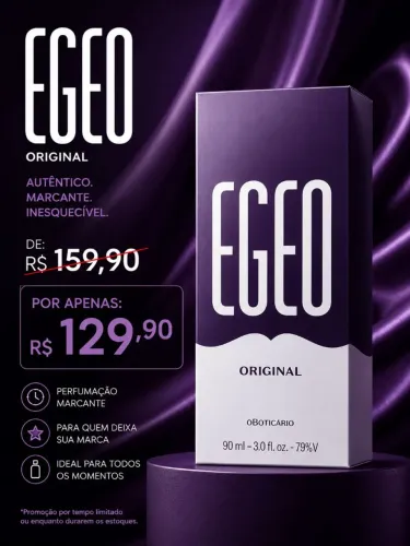 Perfumes o boticário 