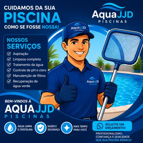 Limpeza e Manutenção de Piscinas | AquaJJD Piscinas