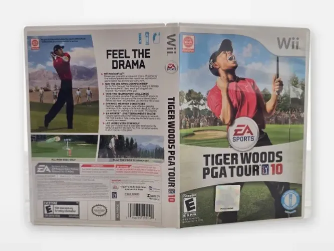Tiger Woods PGA Tour 10 Wii Original com Caixa e Manual