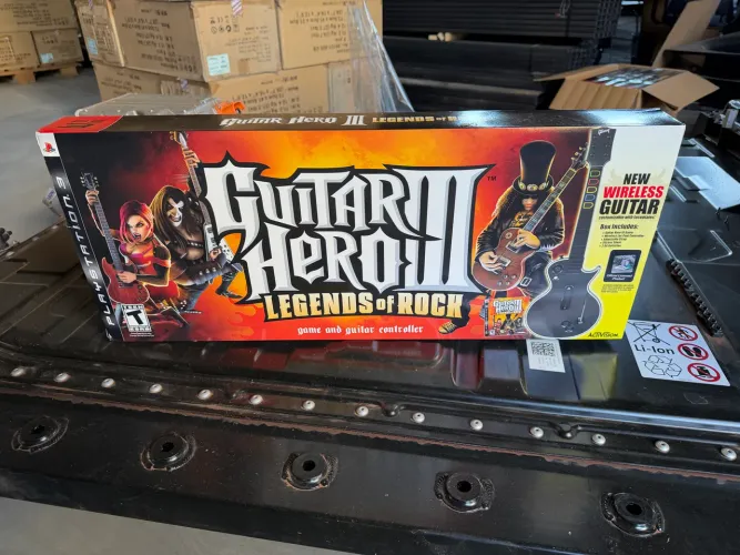 Vendo Guitarra Guitar Hero 3 + Jogo Original Ps3 - Lacrado Novo