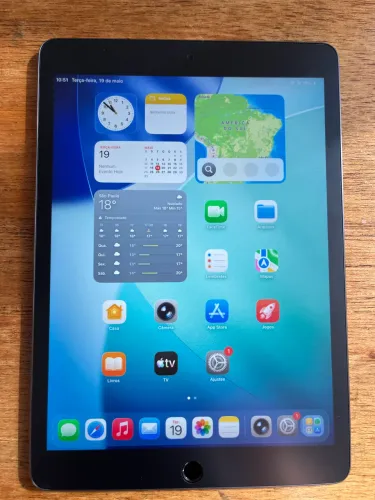 iPad 9ª Ger 64GB Space Gray - Envio Brasil - Trocas - 18x Cartão