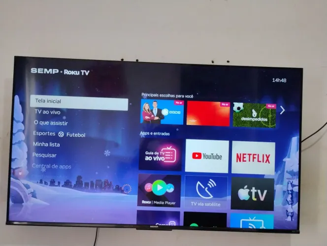 VENDO UMA TV SEMP 50 POLEGADAS SEMI NOVA NO PRECINHO