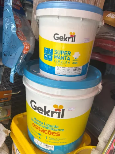 Manta líquida Impermeabilizante para Estações - Gekril