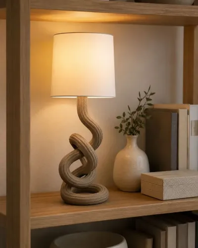Luminária abajur Nó Náutico Impressão 3d