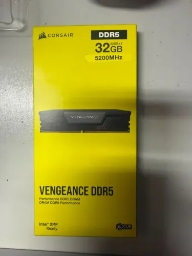 Memória Ram Corsair Vengeance, 32gb, 5200mhz, Ddr5, Cl40, Novo Lacrado com Garantia 32 gb