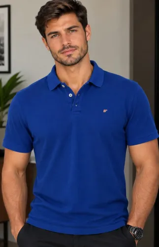 Blusa Polo da Ellus Azul tamanho XGG, bonita, original, bem confortável, tecido macio. 