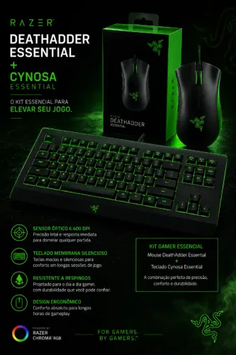 Teclado e Mouse Razer!