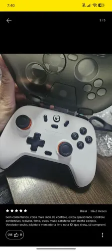 controles brancos da GameSir