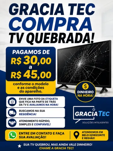 ? SUA TV QUEBROU? ELA AINDA PODE VALER DINHEIRO! ?