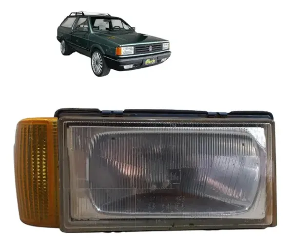 Farol Principal Completo Direito Vw Parati Gol Gl 1987 1990