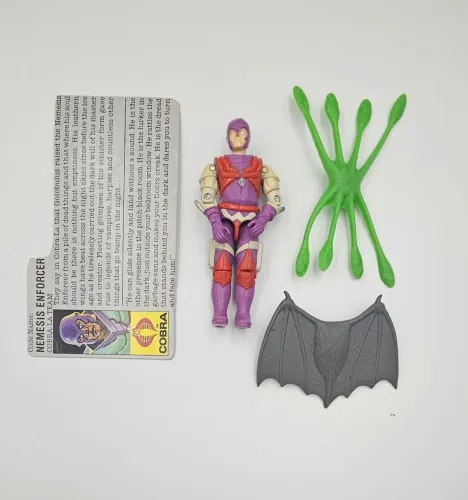 GI Joe Cobra-La Nemesis Enforcer 1987 com Filecard