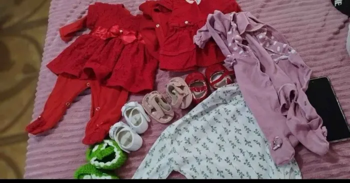 Lotinho roupas menina 0-3 meses