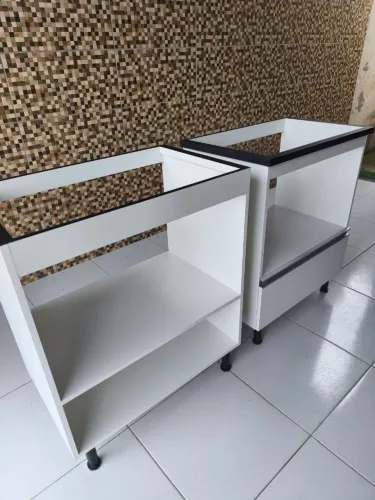 Bancada para cooktop em MDF (Pronta entrega) apartir de 250,00 modelo simples 