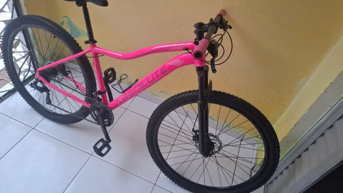Mtb aro 29 absolute rosa tamanho 17