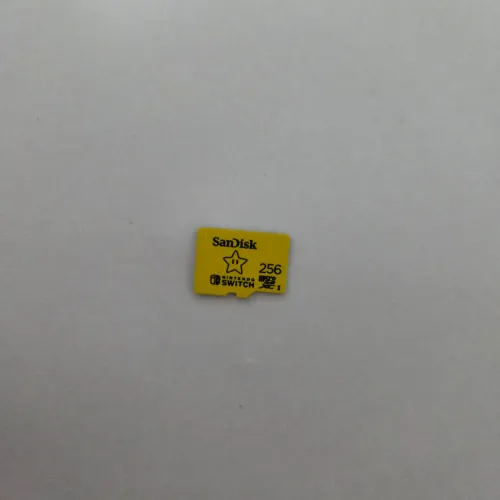 Cartão MicroSD Sandisk Nintendo Switch 256GB