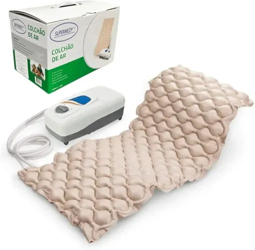 Colchão de Ar Pneumático Anti Escaras com Compressor Supermedy (220V)