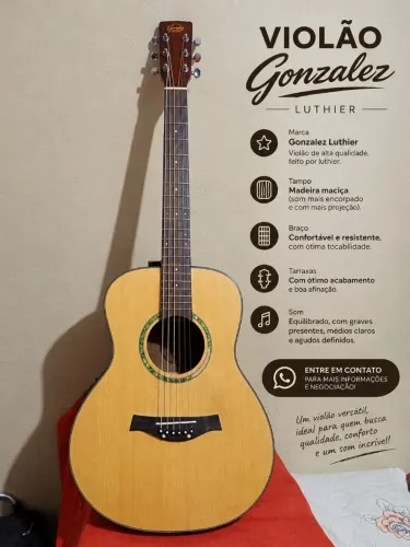 Violão Gonzales luthier baby