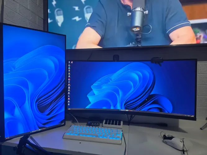 Troco monitores gamer Asus 27 e 34 quad hd em monitor oled
