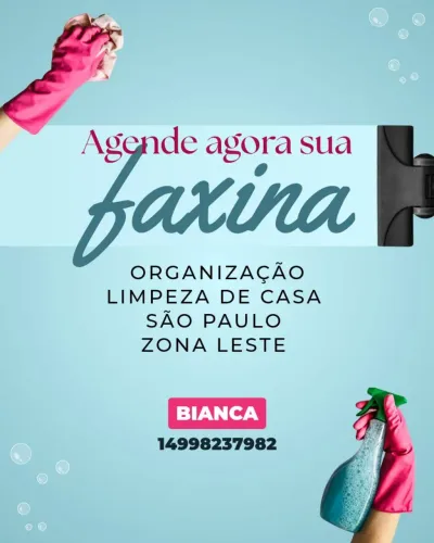 Faxina zona leste São Paulo
