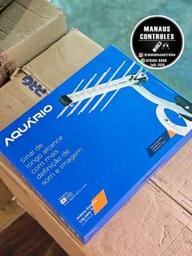 Antena externa para TV digital completa nova
