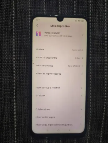 Celular Xiaomi Note 7 defeito leia descrição
