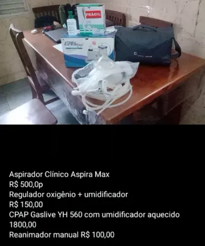Aparelhos hospitalares