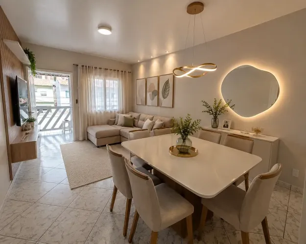 APARTAMENTO TIPO CASA SOL E MAR